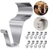 Amuille Vinyl Siding Hooks Hanger 10 Pack, Heavy Duty Siding