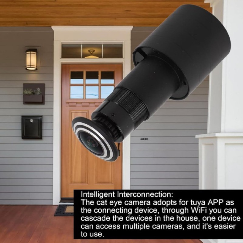 Door Peephole Camera Professional 180 Degree Wide Angle 1080P HD