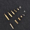 240Pcs Brass M2 M3 Hex Standoff Nut Screw Kit for