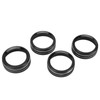 4pcs AC Switch Ring Aluminium Alloy Stylish Rustproof Center Console