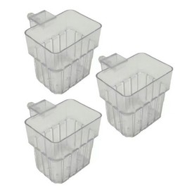 HAMILO Aquaponics Fish Tank Plant Cups, Easy Installation, Slidable, Set of 3