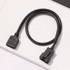 LEEINTO 30 cm Motherboard RGB Adapter Conversion Cable 5 V