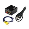 DOITOOL 2pcs Digital to Analog Audio Converter Optical Easy to