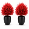 Artificial Lavender Ground Stakes for Outdoor Décor – 14 Magenta