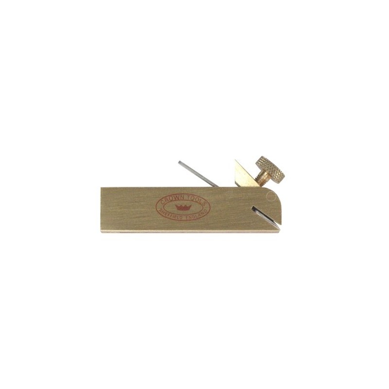 Crown Tools MPBN Miniature Rosewood & Brass Bullnose Plane