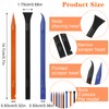 Jeffdad Pack of 9 Mini Plastic Scrapers, Plastic Scraper for