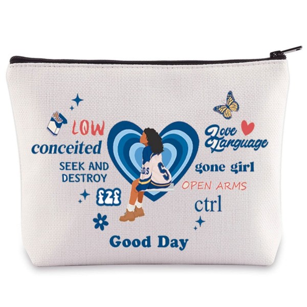 BWWKTOP Singer Album - Bolsa de maquillaje para cosméticos, cantante,