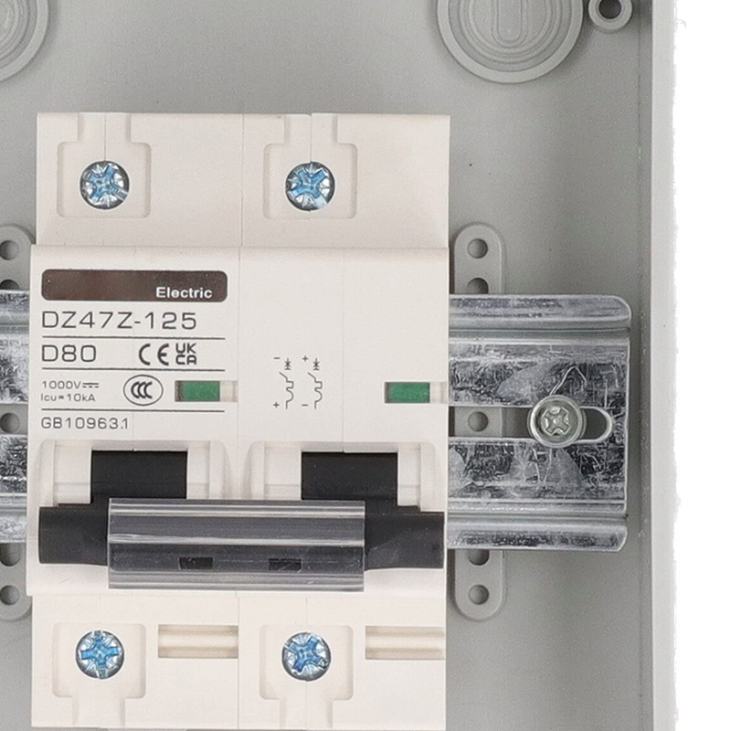 2P Circuit Breaker DC Miniature Circuit Breaker Disconnect Switch 80A