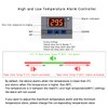 12V High/Low Temperature Monitor, Temperature Sensor with 5M Waterproof Probe,