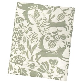 CAMEL PALMS Gauze Blanket Cover, 100% Cotton, Single, 57.1 x 80.7 inches (145 x 205 cm), Forest Animals A