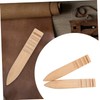 FUNOMOCYA 2pcs Leather Burnishing Tool Set for Leather Crafts Sanding
