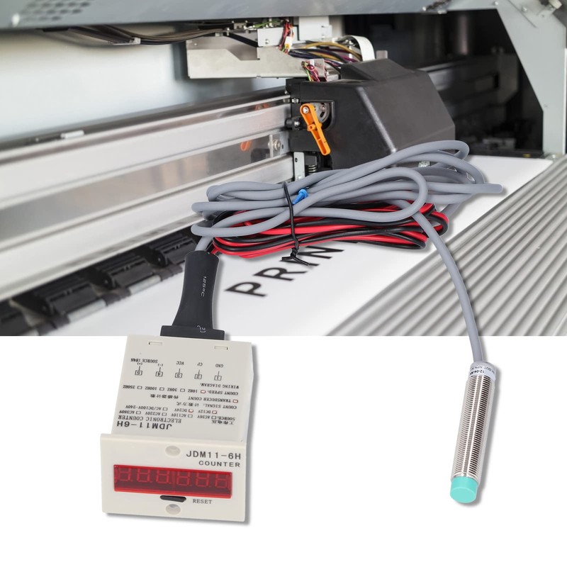 Digital Electronic Counter Metal Object Clock Induction Panel Reset JDM11-6H