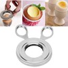 Eierdeckelschneider Edelstahl Gekochter Eieröffner Eierschneider Eierschere Eierschalenentferner Werkzeug Küchenutensilien