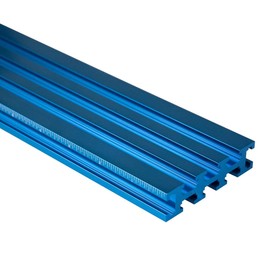 POWERTEC 71488 Multi T-Track Fence with Light Measure Right to Left, 3” High x 24" Long Multi Track