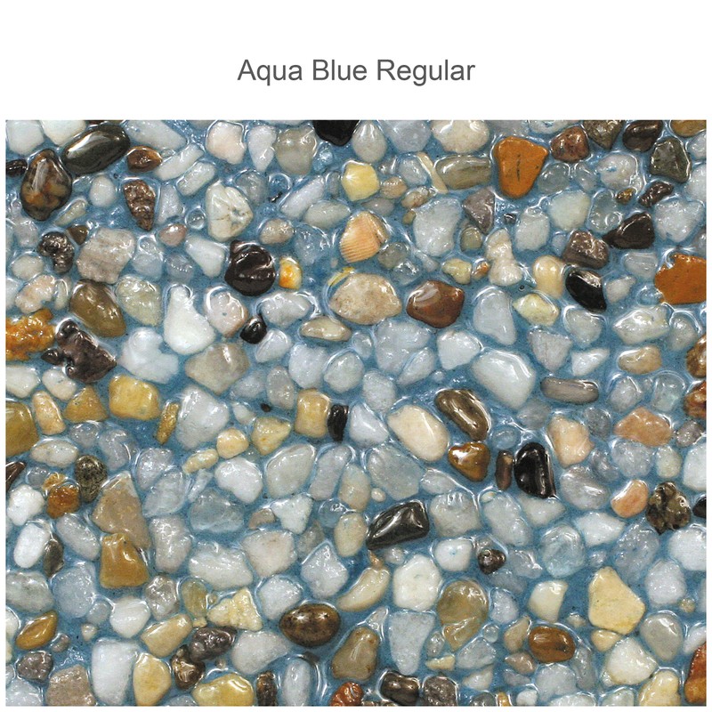 Pool Patch Pool Pebble Repair Kit, 3-Pound, Aqua Blue Regular