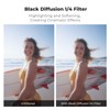 K&F CONCEPT Snap-on Black Diffusion 1/4 Filters Compatible with DJI