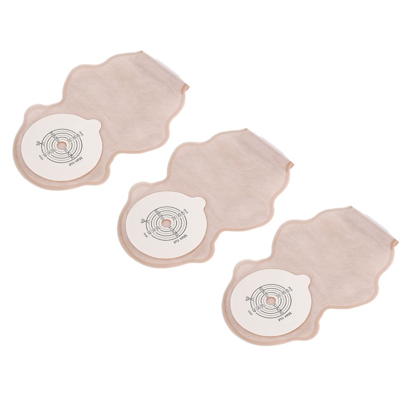 10pcs Children Ostomy Bag Odor Control Disposable Comfortable Disposable Colostomy