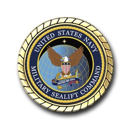 Military Productions Military Sealift Command Challenge Coin