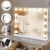 Large Vanity Mirror with Lights, Lighted Makeup Mirror for Desk