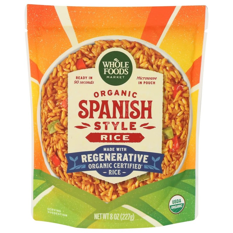 WHOLE FOODS MARKET Organic 90 Second Spanish Rice, 8 OZ