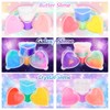 24 Pack Valentines Day Gift with Slime, Heart Bulk Slime