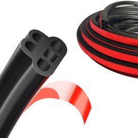 Smeyta 1PC Car Door Rubber Seal Strip,Automotive Weather Stripping Door Seal,Universal Weather Strip for Car,Pickup,Truck,SUV,RV,Boat,Rubber Seal Strip(32.8ft/10m,Black)