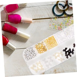 VILLFUL Nail Gems Charms Rhinestone Nail Art Accessories for Women Elegant Flower Bow Designs for Home Unique Decals