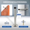 Door Stops, Long Door Stopper, 6 Inch Door Stop Stainless