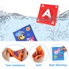Jenilily Soft Alphabet Cards Baby Learning Toys, 26 Letters Animals