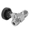 304 Stainless Steel Valve 2‑Way High Pressure Needle Flow Control