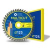 WELLERWERKZEUGE Multicut Saw Blade 125 mm for Wood, Plastic Ne