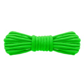 Kilter Oval Shoelaces For Trainers & Athletic Shoes - Neon Green - 100 cm (1 pair)