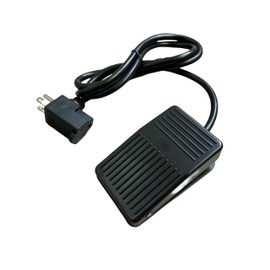 Foot Switch,for Piggyback Plug for Woodworking Machine Control and Food Grinder Normally Off Press and Hold to Cable & Plug, 5-ft Cable with Piggyback Plug.