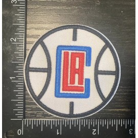 LOS ANGELES CLIPPERS  IRON ON EMBROIDERED PATCH BASKETBALL