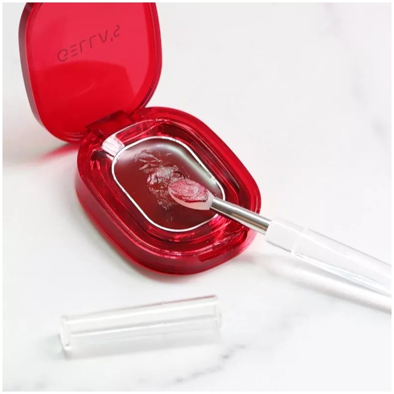 GAB Belleza Brocha Silicón Con Tapa Maquillaje Pigmentos Portátil (3