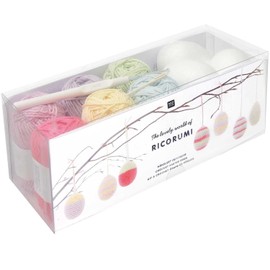 Rico Design Ricorumi Crochet Set Easter Eggs Pastel 15 Pieces Including Instructions Easter Nest Easter Set Easter Decoration