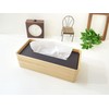 KATOMOKU Taste Case 2 km-122 Paulownia (Gray & Dark Brown)