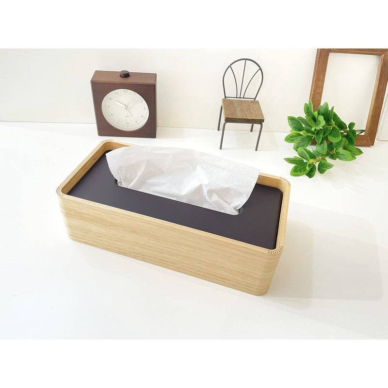 KATOMOKU Taste Case 2 km-122 Paulownia (Gray & Dark Brown)