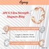 Cigmag 4PCS Copper Rings for Women Magnetic Rings Strong Magnets