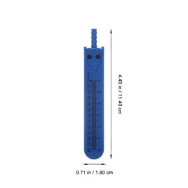 Caliper Metal Brake Caliper Doctor Caliper Medical Gauge with Ruler Measuring Tool for Measuring Electrocardiographs (Blue)