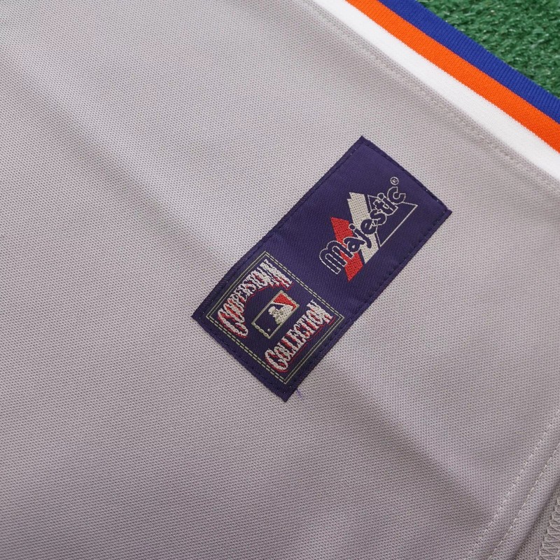 Majestic Mike Piazza 1988 New York Mets Grey Road Men's