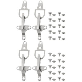 DIYEAH 2 Sets Metal Coat Toggle Buckle Clasp, Zinc Alloy Cardigan Fastener, Diy Clothing Accessories, Silver 5cm