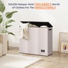 SOLEDI 180L 3-Section Laundry Hamper with Lid, Extra Large Dirty