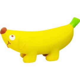PLATZ PET SUPPLIS&FUN Dog Toy Banana Dog Yellow