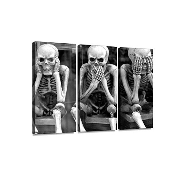 Skeletons Funny Hear no Evil Speak no Evil See no