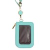 izuruhi Pass Case with Reel Included, Women's, Zippered, PU Leather,