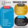 uLace Shorts No-Tie Shoelaces - Elastic Shoe Laces for Sneakers