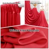 20ftx20ft Red Backdrop Ceiling Drapes,4Panels 20ft Height Wrinkle Free Tent