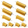 EMSea 10PCS Power Resistor Aluminum Shell Resistors 25W 6 Ohm/8