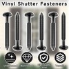 36Pcs 3 Inch Vinyl Shutter Fasteners Strongest Shutter Screws Window
